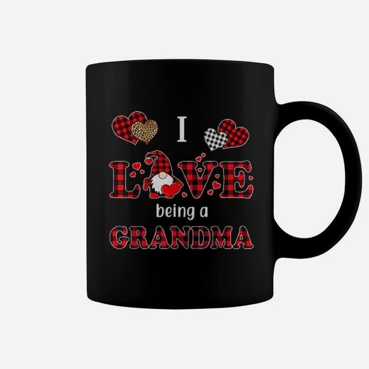 I Love Being Grandma Gnomes Matching Family Valentine Day Coffee Mug