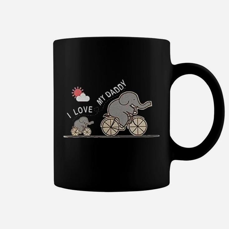 I Love Daddy Elephant Coffee Mug