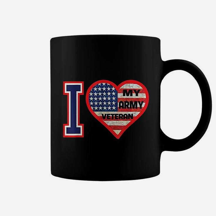 I Love My Army Veteran Patriotic Us Military Coffee Mug