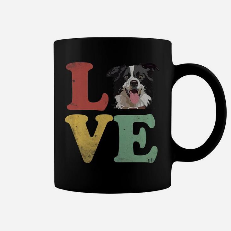 I Love My Border Collie Gifts For Dog Lovers Coffee Mug