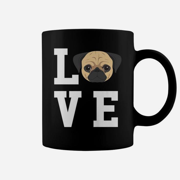 I Love My Dog Pug Dog Lovers Coffee Mug