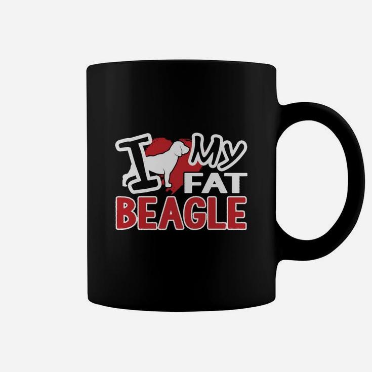 I Love My Fat Beagle Coffee Mug