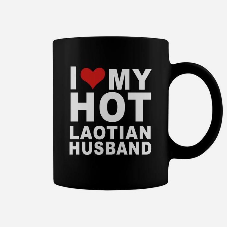 I Love My Hot Laotian Husband T-shirt Wife Marriage Laos Coffee Mug