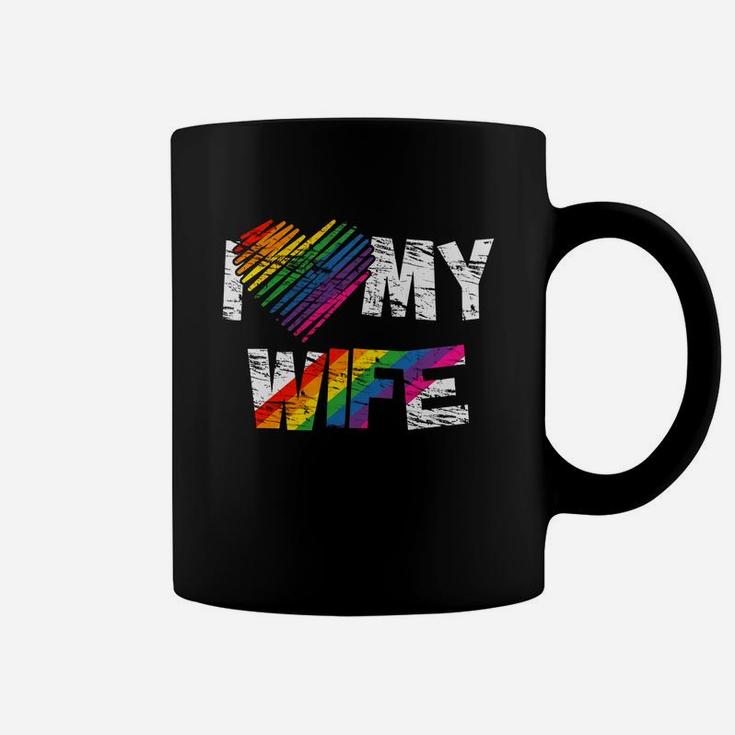 I Love My Wife Gay Rights Tshirt Lesbian Pride Marriage Coffee Mug