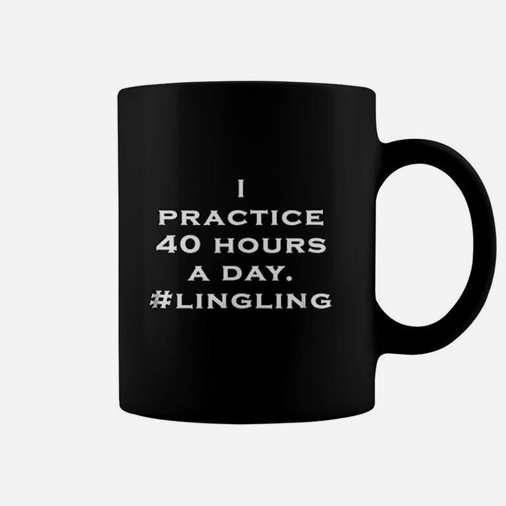 I Practice 40 Hours A Day Violin Orchestra Band Coffee Mug