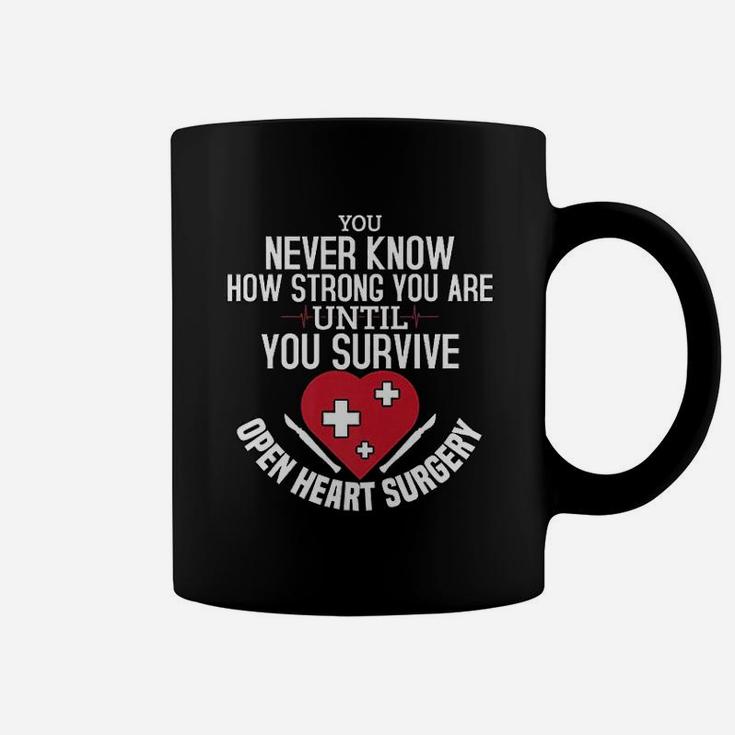 I Survived Open Heart Surgery Open Heart Surgery Gift Coffee Mug