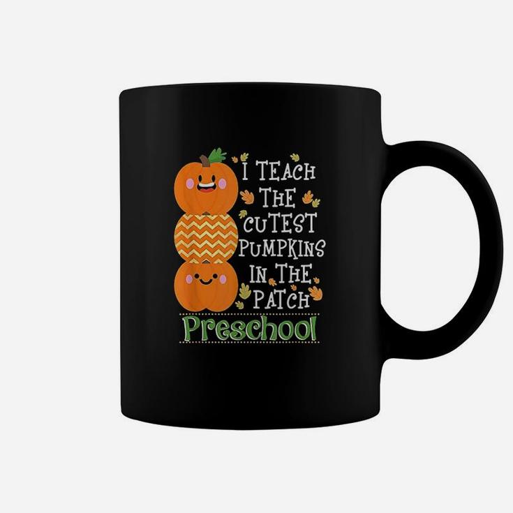 I Teach Cutest Pumpkins In Patch Preschool Halloween Teacher Coffee Mug