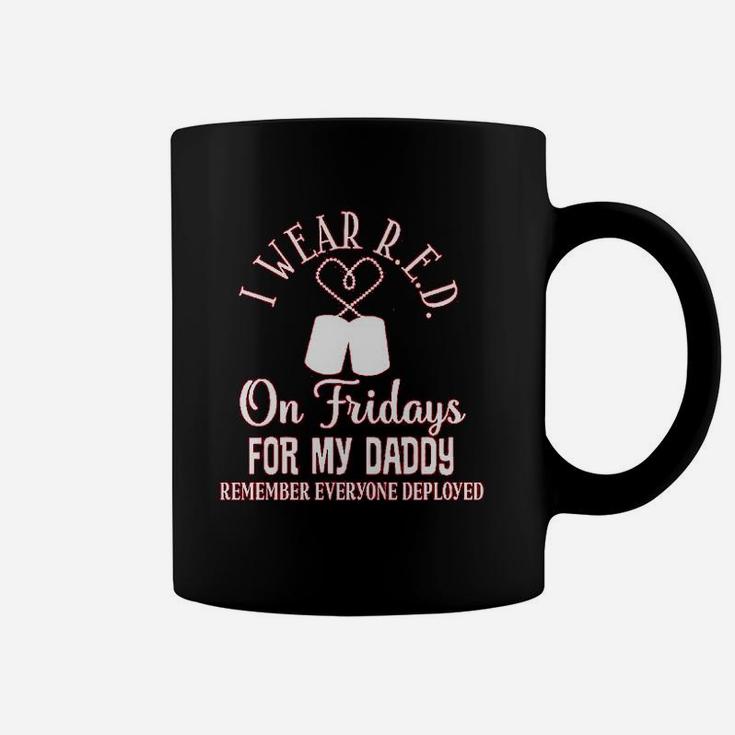 I Wear R.e.d. On Friday For Daddy Coffee Mug
