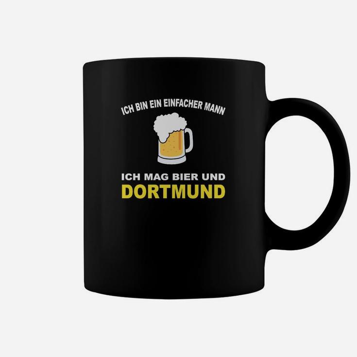 Ich Mag Bier und Dortmund Fan-Tassen, Lustiges Fußballmotiv