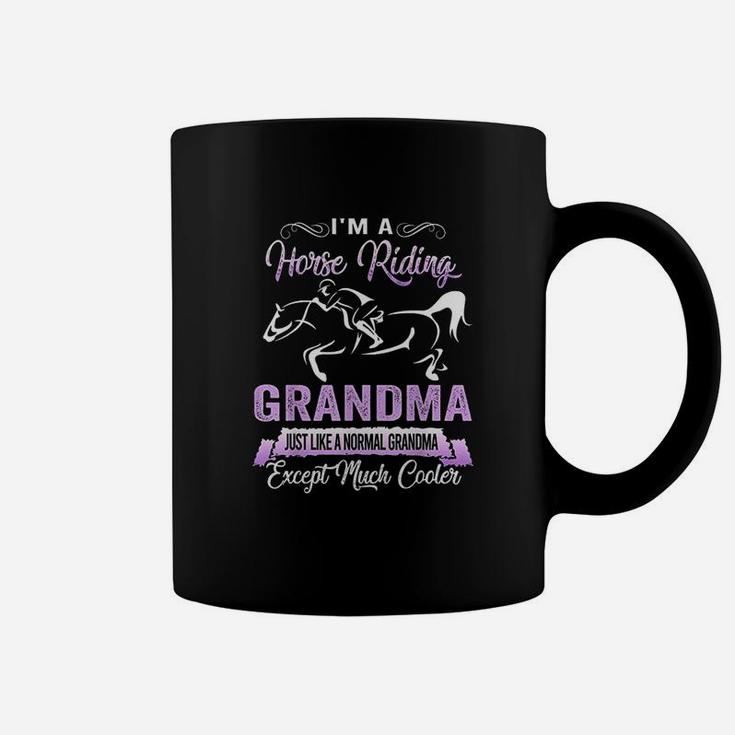 Im A Horse Riding Grandma Funny Horse Lovers Coffee Mug