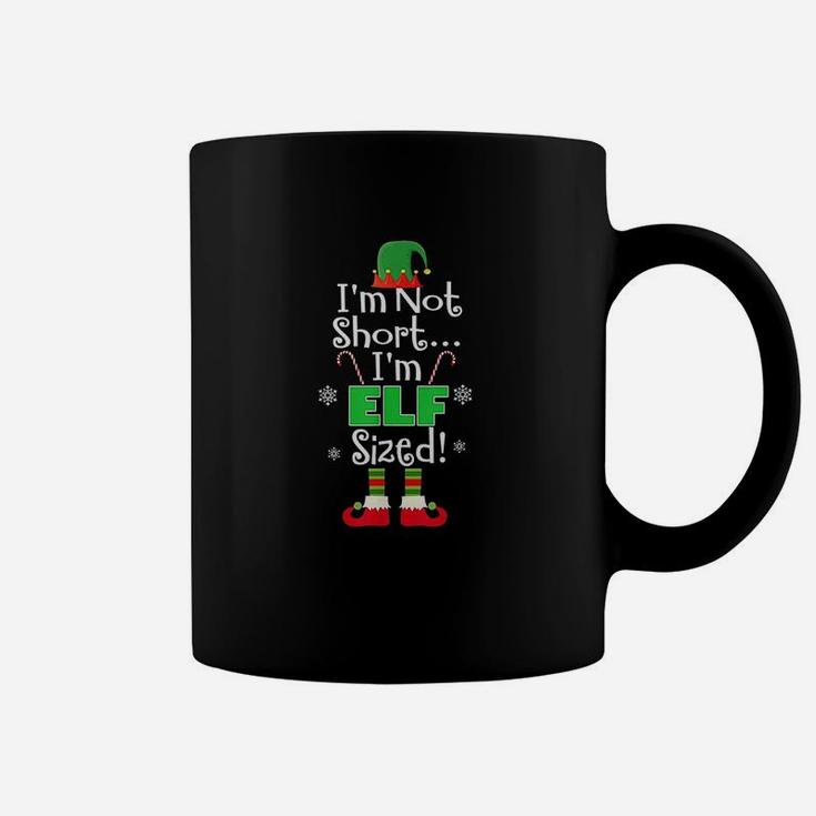 Im Not Short Im Elf Sized Funny Christmas Xmas Coffee Mug