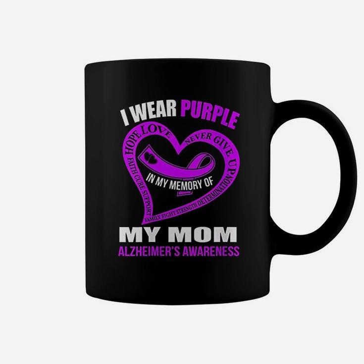 In My Memory Of My Mom Alzheimer's Awareness Coffee Mug