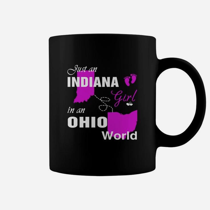 Indiana Girl In Ohio Shirts Indiana Girl Tshirt,ohio Girl T-shirt,ohio Girl Tshirt,indiana Girl In Ohio Shirts,ohio Hoodie, Ohio Tshirt Coffee Mug