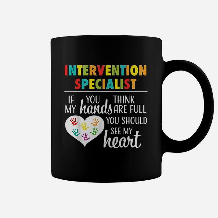 Intervention Specialist Cute Heart Teacher Gift Coffee Mug