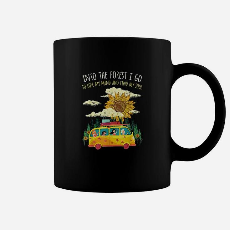 Into The Forest I Go Hippie Peace Vintage Costume Hippy Gift Coffee Mug