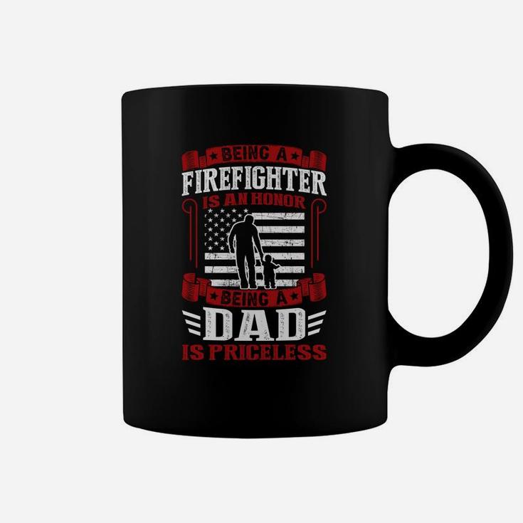 Is An Honor To Be A Firefighter Dad Jobs Gifts Coffee Mug