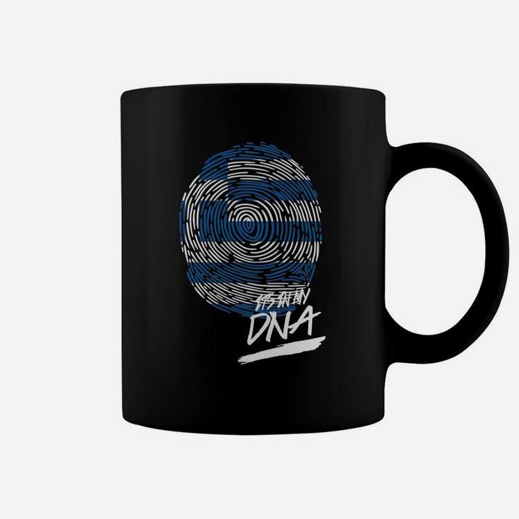 It Is In My Dna Greece Baby Proud Country Flag Coffee Mug
