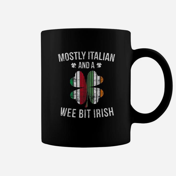 Italian Wee Bit Irish Italy Patrick Day Gifts Coffee Mug