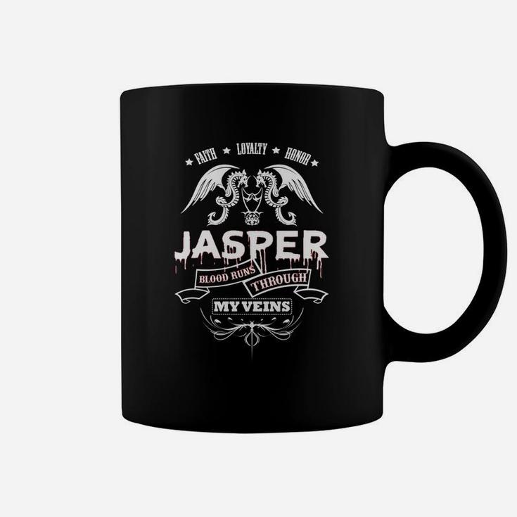 Jasper Blood Runs Through My Veins - Tshirt For Jasper Coffee Mug
