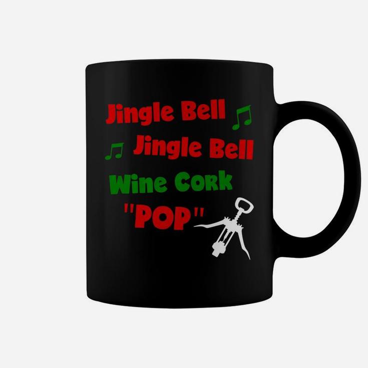 Jingle Bells Holiday Wine Drinking Funny Christmas Coffee Mug