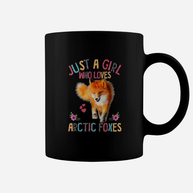 Just A Girl Who Loves Arctic Foxes Cute Fox Coffee Mug
