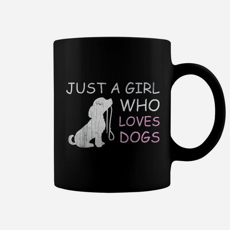 Just A Girl Who Loves Dogs Funny Gift For Dog Lovers Coffee Mug