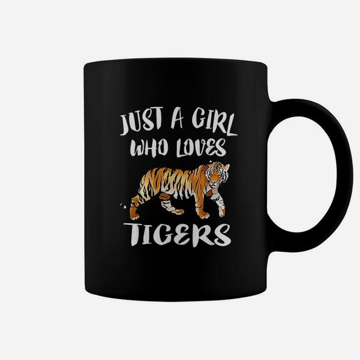 Just A Girl Who Loves Tigers Tiger Animal Lover Gift Coffee Mug