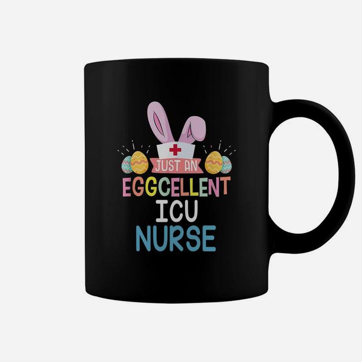 Just An Eggcellent Icu Easter Sunday Nursing Job Title Coffee Mug