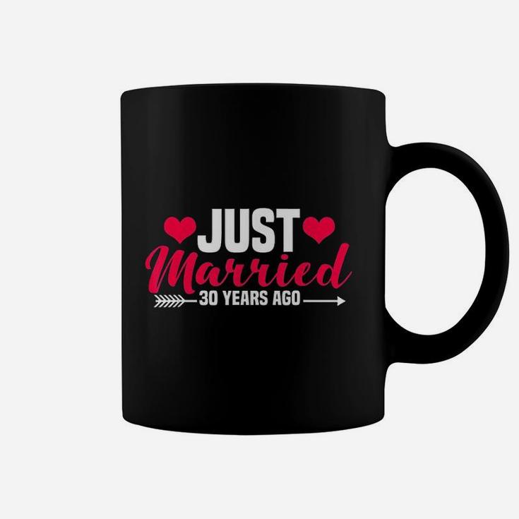 Just Married 30 Years Ago 30th Wedding Anniversary Coffee Mug