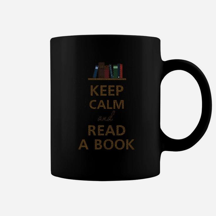 Keep Calm And Read A Book Coffee Mug