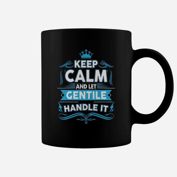 Keep Calm Gentile, Gentile Tshirt Coffee Mug