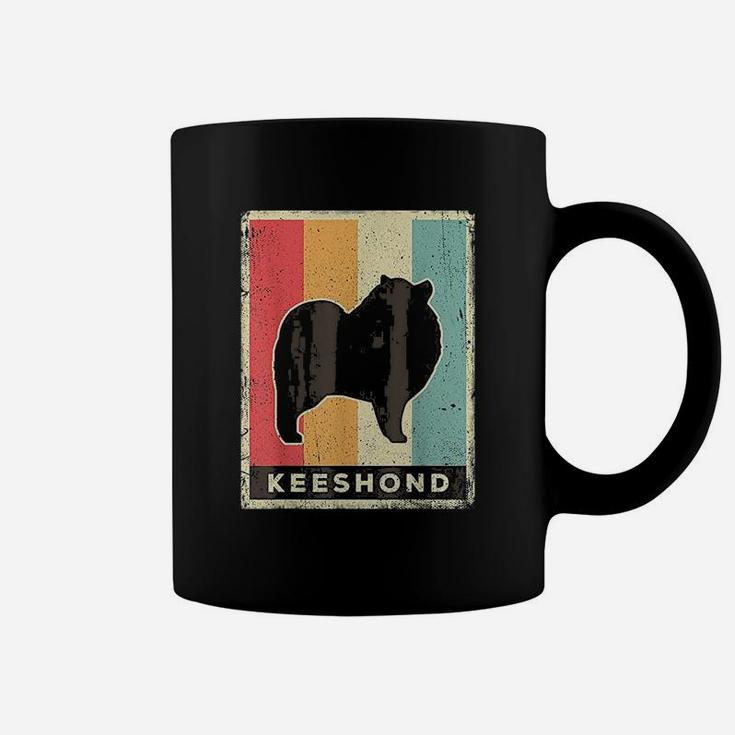 Keeshond Dog Retro Vintage Coffee Mug