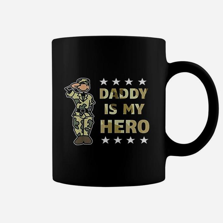 Kids Daddy Is My Hero Military, best christmas gifts for dad Coffee Mug