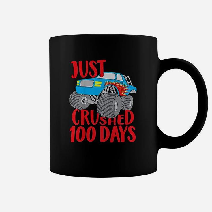 Kids Just Crushed 100 Days Monster Truck 100th Day Of School Coffee Mug