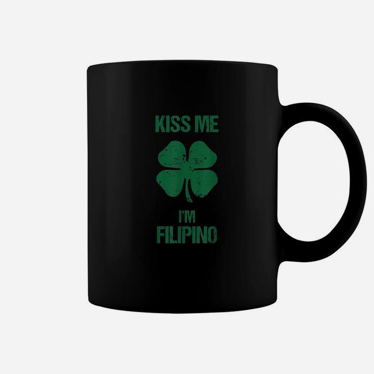 Kiss Me Im Filipino St Patricks Day Philippines Gift Coffee Mug