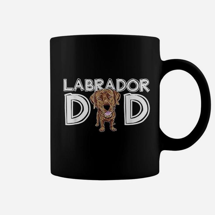 Labrador Dad Chocolate Lab Gift Fathers Day Labrador Coffee Mug