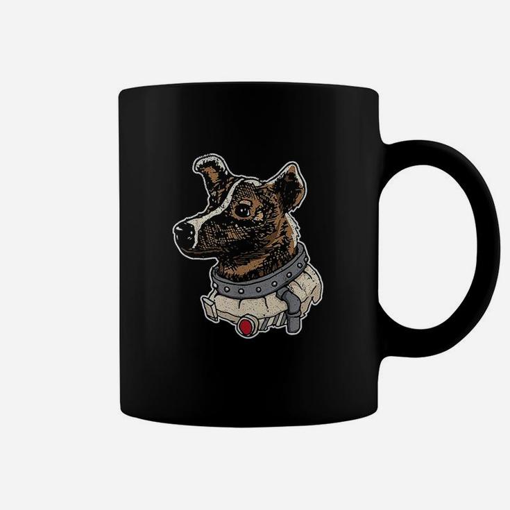 Laika Dog Soviet Union Ussr Astronaut Dog Propaganda Coffee Mug
