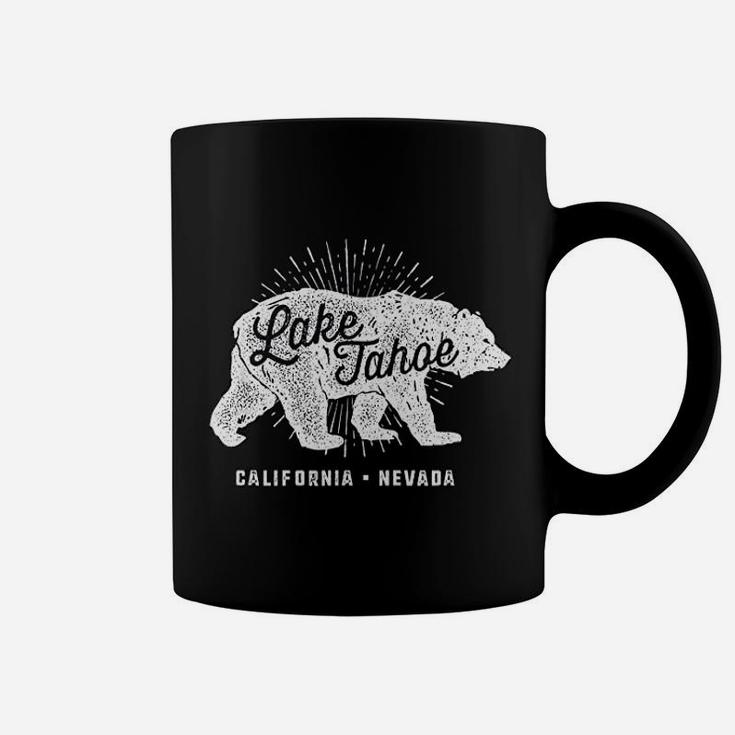 Lake Tahoe Vintage Retro Bear California Nevada Coffee Mug