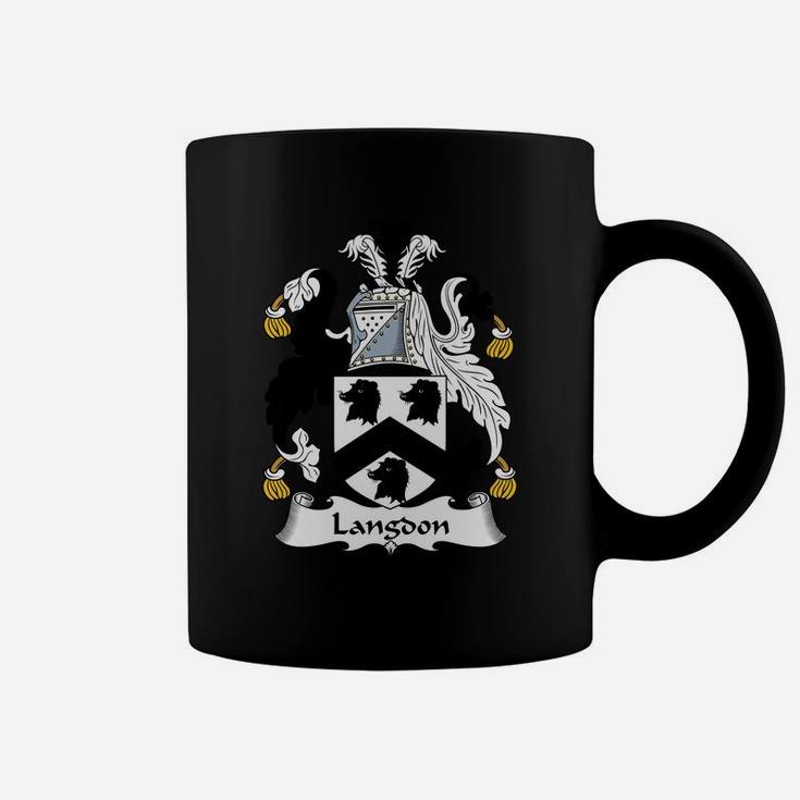 Langdon Family Crest British Family Crests Coffee Mug Seseable UK