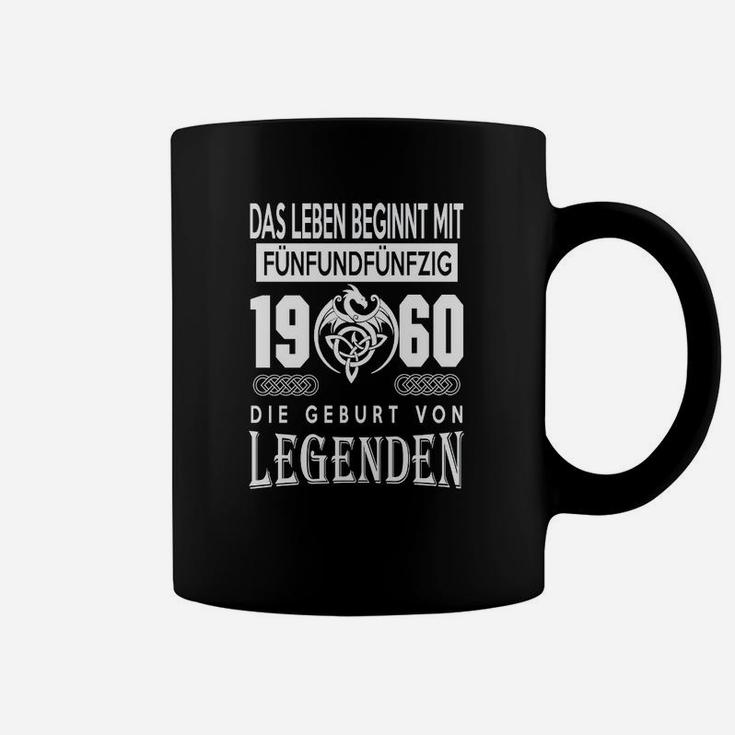 Legenden 1960 Geburtstags-Tassen, Retro Design für 55. Geburtstag