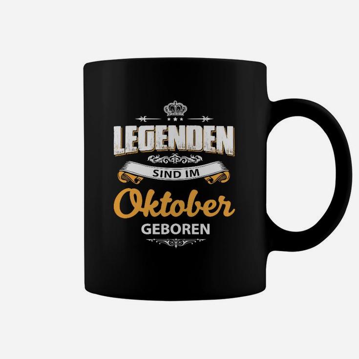 Legenden Sind Im Oktober Geboren Tassen – Perfekt für Oktobergeburt