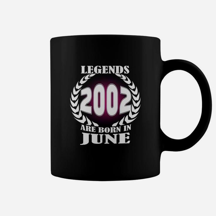 Legends Are Born In June 2002 Coffee Mug