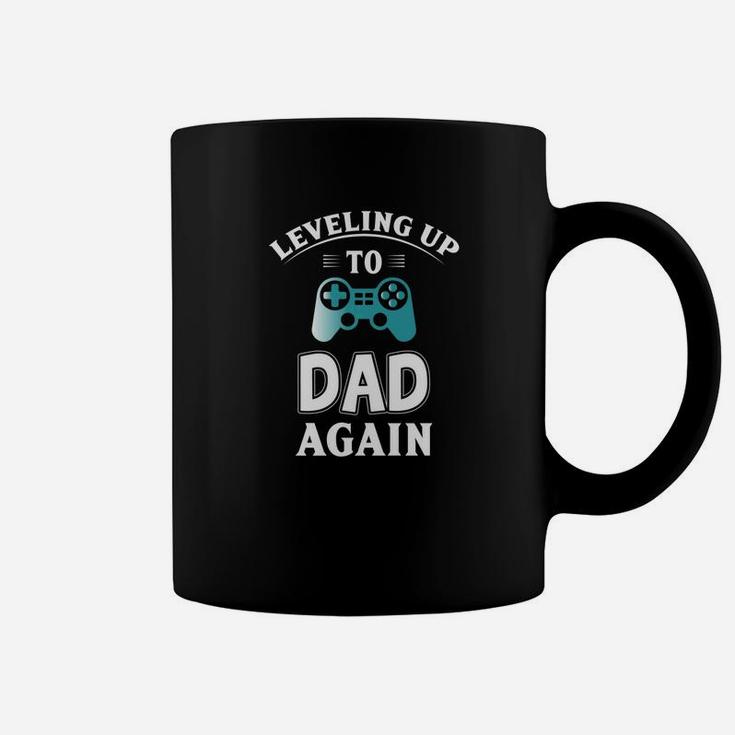 Leveling Up To Dad Again New Dad New Gamer Dad Fathers Day Premium Coffee Mug