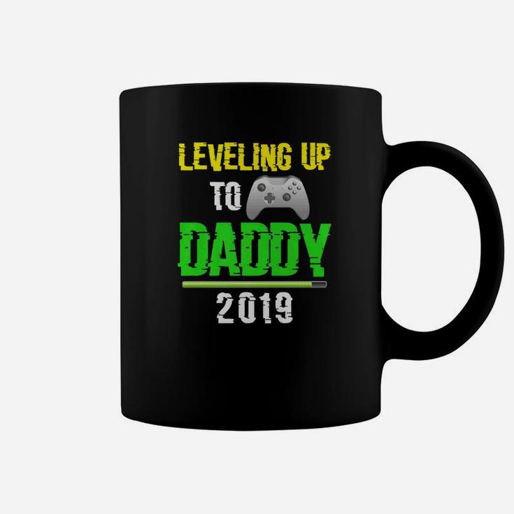 Leveling Up To Daddy 2019 Promoted To Dad Video Game Premium Coffee Mug