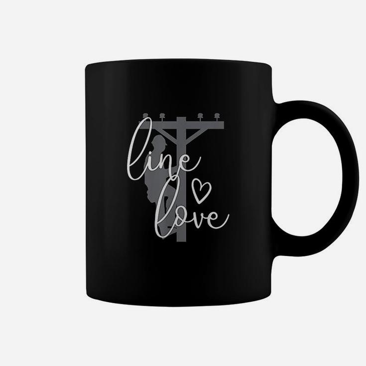 Line Love Electrical Linemans Wife Or Girlfriend Coffee Mug
