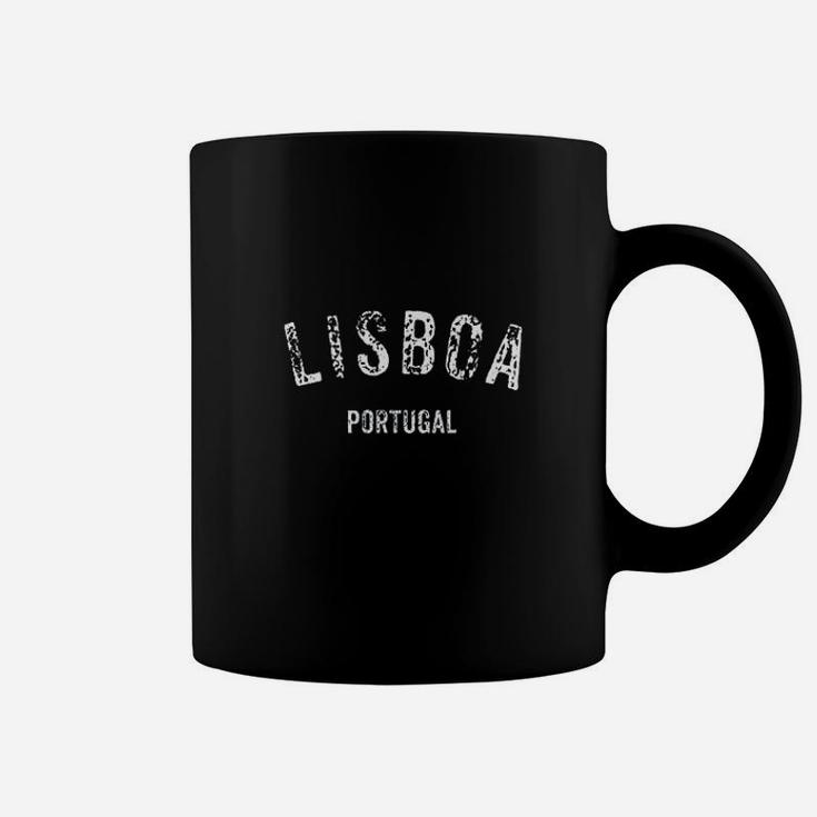 Lisboa Portugal Vintage Distressed Lisbon Travel Souvenir Coffee Mug