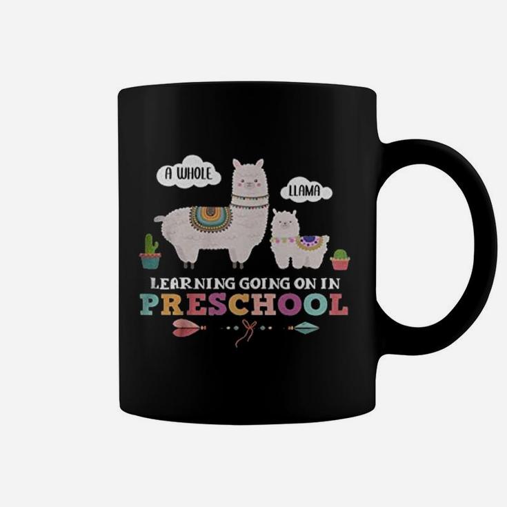 Llama Cactus Preschools Funny Teachers Back To School Coffee Mug