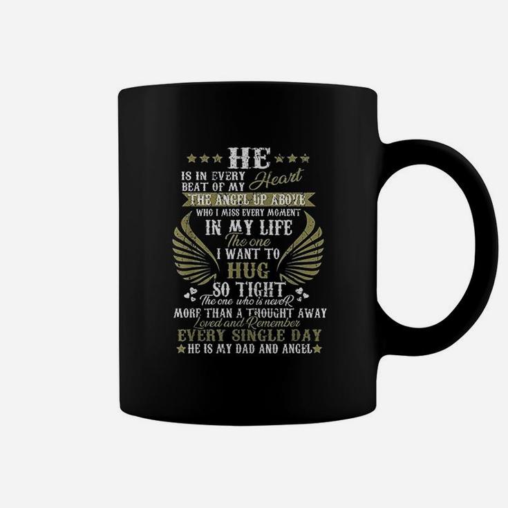 Love And Remember Every Single Day Dad Remembrance Memorial Day Coffee Mug