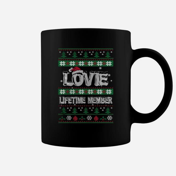 Lovie Ugly Christmas Sweaters Lifetime Member Coffee Mug