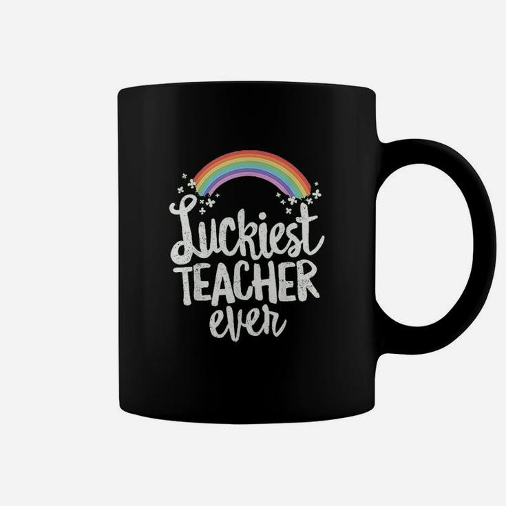 Luckiest Teacher Ever St Patricks Day School Gift Coffee Mug
